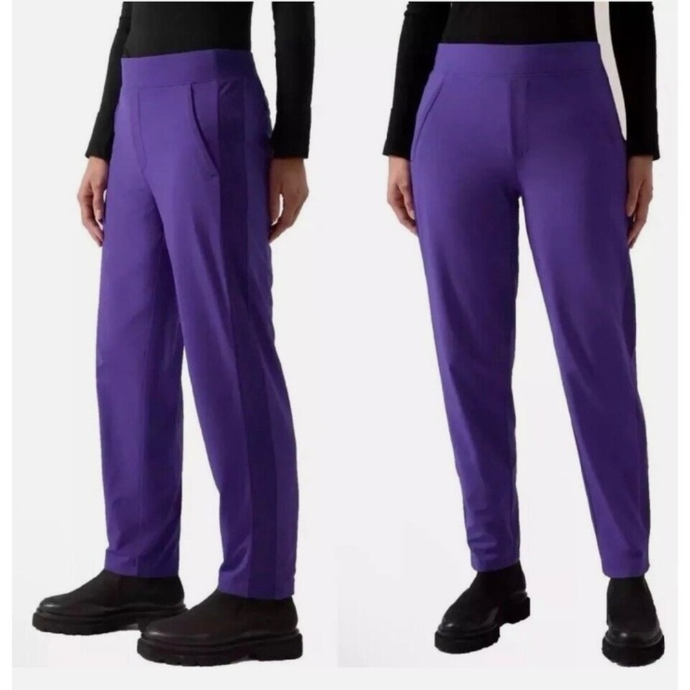 NWT Athleta‎ Brooklyn Lined Pants Women Size 14 Purple 467191-02